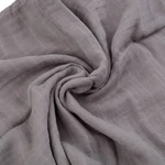 Kép 6/9 - Petite & Mars Bambusz muszlin 3db-os pelenka szett Moussy Grey Planes, 68 x 68 cm