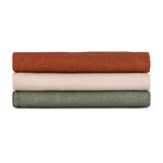 Kép 7/8 - PETITE&MARS Bambusz muszlin 3db-os pelenka szett Moussy Earth Tones 68 x 68 cm