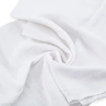 Kép 6/6 - Petite&Mars Bambusz muszlin 3db-os pelenka szett, Moussy Total White, 68 x 68 cm