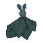 Kép 2/8 - Petite&Mars Bambusz muszlin szundikendő, Hugo Misty Green, 0 hó+