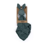 Kép 6/8 - Petite&Mars Bambusz muszlin szundikendő, Hugo Misty Green, 0 hó+