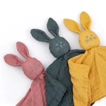 Kép 8/8 - Petite&Mars Bambusz muszlin szundikendő, Hugo Dusty Rose, 0 hó+