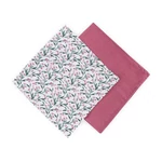 Kép 9/10 - PETITE&MARS Bambusz muszlin 2db-os pelenka szett Misty Pink Meadow 120 x 120 cm