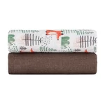 Kép 10/10 - PETITE&MARS Bambusz muszlin 2db-os pelenka szett Misty Forest Fox 120 x 120 cm