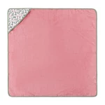 Kép 6/7 - PETITE&MARS Bambusz törölköző kapucnival Loulou Pink Meadow 100 x 100 cm