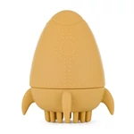 Kép 2/5 - PETITE&MARS Szilikon fürdőjáték kefével Splashy Rocket Intense Ochre 6m+