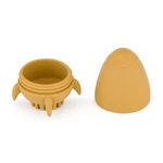 Kép 3/5 - PETITE&MARS Szilikon fürdőjáték kefével Splashy Rocket Intense Ochre 6m+
