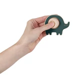 Kép 4/4 - PETITE&MARS Szilikon játék Elephant Edwin Misty Green 6hó+