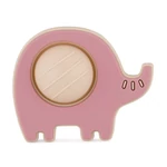 Kép 3/5 - PETITE&MARS Szilikon játék Elephant Edwin Dusty Rose 6hó+