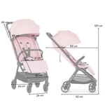Kép 9/10 - PETITE&MARS Sport babakocsi Zip Silky Rose