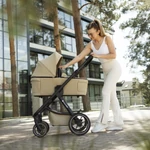 Kép 3/10 - Petite&Mars Kombinált babakocsi, ICON 2in1, Mocha Beige, LITE RWS