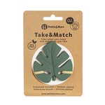 Kép 2/7 - Petite&Mars Szilikon rágóka, Take&Match, Misty Green, 0 hó+