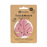 Kép 1/7 - Petite&Mars Szilikon rágóka, Take&Match, Dusty Rose, 0 hó+
