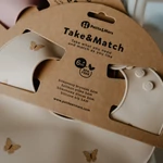 Kép 4/8 - Petite&Mars Szilikon előke, Take&Match, 6 hó+, Misty Green