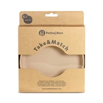 Kép 9/9 - PETITE&MARS Talíř silikonový s přísavkou Take&Match Velvet Latte 6m+