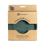 Kép 6/9 - Petite&Mars Szilikon tányér tapadókoronggal, Take&Match, Misty Green, 6 hó+