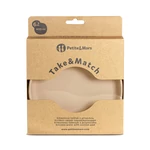 Kép 6/9 - Petite&Mars Szilikon tányér tapadókoronggal, Take&Match, Desert Sand, 6 hó+
