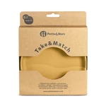Kép 6/9 - Petite&Mars Szilikon tányér tapadókoronggal, Take&Match, Intense Ochre, 6 hó+