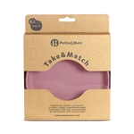Kép 6/9 - Petite&Mars Szilikon tányér tapadókoronggal, Take&Match, Dusty Rose, 6 hó+