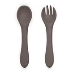 Kép 9/10 - PETITE&MARS Szilikon evőeszközök Take&Match Bitter Cocoa 6m+