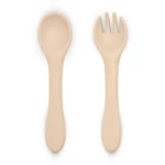 Kép 7/8 - Petite&Mars Szilikon evőeszközök, TAKE&MATCH, Desert Sand, 6 hó+