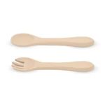 Kép 8/8 - Petite&Mars Szilikon evőeszközök, TAKE&MATCH, Desert Sand, 6 hó+