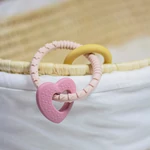 Kép 3/8 - Petite&Mars Szilikon rágóka, Love
