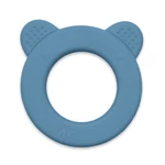 Kép 6/8 - Petite&Mars Beary Szilikon rágóka csörgővel, Petrol Blue, 0 hó+