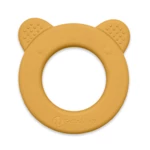Kép 6/8 - Petite&Mars Beary Szilikon rágóka csörgővel, Intense Ochre, 0 hó+