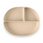 Kép 6/8 - Petite&Mars Szilikon osztott ovális tányér, Take&Match, Desert Sand, 6 hó+