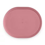 Kép 7/8 - Petite&Mars Szilikon osztott ovális tányér, Take&Match, Dusty Rose, 6 hó+