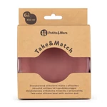 Kép 6/8 - Petite&Mars Szilikon tál, Take&Match, Dusty Rose, 6 hó+