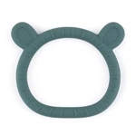 Kép 3/5 - Petite&Mars Szilikon rágóka, Teddy, Misty Green, 0 hó+