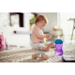 Kép 3/6 - Avent SCF802/02 Puha harapásálló csőrös pohár 300 ml - lila