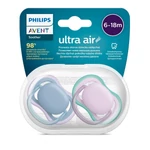 Kép 3/9 - Avent SCF085/34, 2 darab, lányos, kék játszócumi, ultra air neutral, 6-18hó
