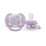 Kép 1/6 - Avent SCF092/03 Ultrasoft premium, lila játszócumi, 0-6 hó, 1 db