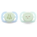 Kép 1/5 - Philips AVENT SCF075/08 Játszócumi ultra start éjszakai 0-2hó 2 db - fiús