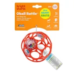 Kép 3/3 - Oball Rattle Játék, 10 cm, orange, 0 hó+, + AJÁNDÉK Aquaint, 50ml