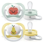 Kép 2/5 - Avent SCF080/17 ultra air, 2 darab játszócumi, neutral, 0-6 hó