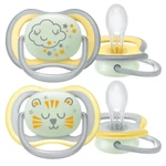 Kép 1/10 - Avent SCF376/01 Ultra air, éjszakai játszócumi, 18hó+, 2 db