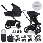 Kép 1/10 - EASYWALKER Kombinált babakocsi Harvey⁵ Midnight Black XXL AIR
