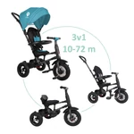Kép 2/10 - QPLAY Tricikli Rito air gel (Gumi) Green-blue, életkor 10-72 hó