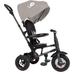 Kép 5/10 - QPLAY Tricikli Rito air gel (Gumi) Grey, életkor 10-72 hónap