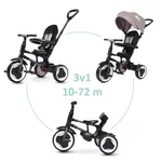 Kép 2/6 - QPLAY tricikli Rito eva Grey, kor 10-72 hónap
