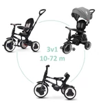 Kép 2/9 - QPLAY tricikli Rito eva plus Grey, életkor 10-72 hónap