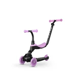Kép 3/10 - QPLAY futóbicikli/roller Sema Evo LED fényekkel Violet, kor 1 - 6 év, 50 kg-ig
