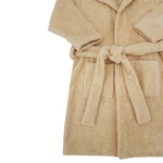Kép 2/5 - EKO Köntös pamutból kapucnival és fülekkel méret 92-98 - Beige