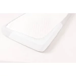 Kép 3/5 - BABYMATEX Vízhatlan lepedő gumírozással Tencel 70x140 cm fehér