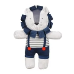 Kép 5/6 - BABYMATEX Takaró játékkal 75 x 100 cm - Lion Blue