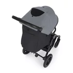 Kép 5/9 - Petite&Mars Sport babakocsi Street2 Air Black + Napfénytető, Ultimate Grey